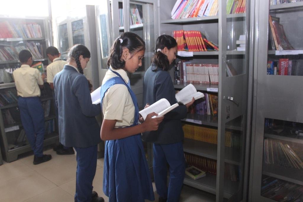 Library and reading room at Atma Malik Educational Campus