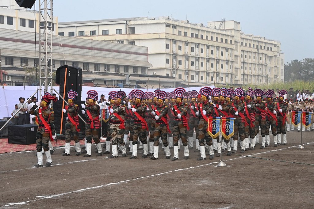 NDA cadets at Atma Malik NDA Preparatory Academy, Kokamthan